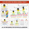 school pto pta ptc principal district graduation editable template set